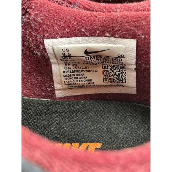 Nike Free Run 2 Dark Beetroot Athletic Running Shoes Womens Size 8.5 - Picture 7 of 8